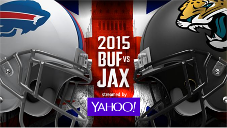 2015 Buffalo Bills (BUF) versus Jacksonville Jaguars (JAX), streamed by Yahoo