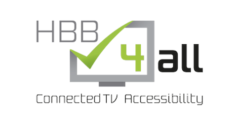 HBB4ALL: Connected TV accessibility logo