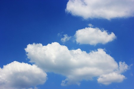Image of clouds in the sky