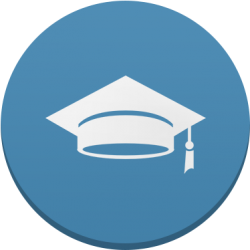 image of a graduation hat representing universities.