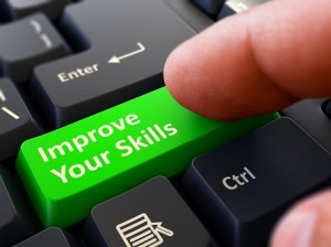 Improve Your Skills button on a keyboard