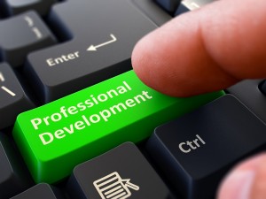 Professional Development button on a PC